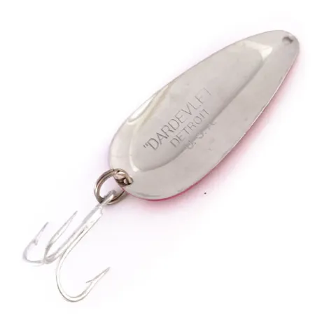 Dardevle Dardevlet Skeddrag, Röd / Vit / Nickel, 21g, Detroit, #10009