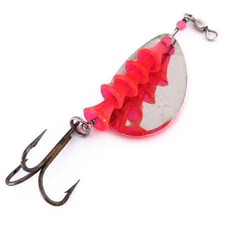 Luhr Jensen TEE Spoon 5 UV Skeddrag, Nickel / Orange, 12g, UV, #10011