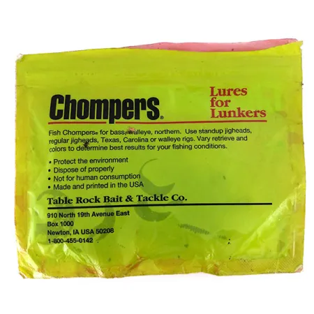 Chompers Single Tail Grub Jigg, Pepper, 13st, Krullsvans, #10067