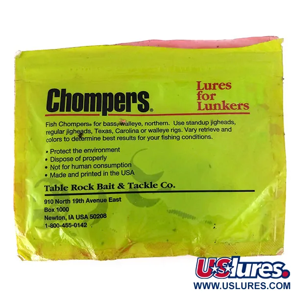 Chompers Single Tail Grub Jigg, Pepper, 13st, Krullsvans, #10067