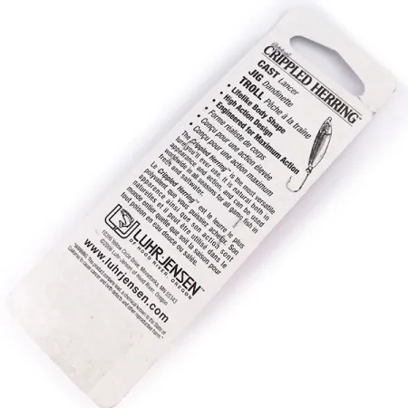 Luhr Jensen Crippled Herring Metalljigg, Rosa Pärla, 42g, #10071