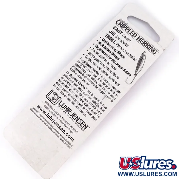Luhr Jensen Crippled Herring Metalljigg, Rosa Pärla, 42g, #10071