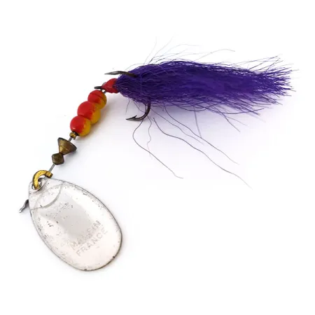 Mepps Aglia 4 Bucktail Spinnare, Silver/Lila, 10g, Bucktail, #10080