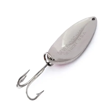 Dardevle Devle Dog Skeddrag, Nickel / Röd, 18g, Vintage, #10104