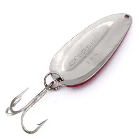 Eppinger Dardevle Rok't Devlet Skeddrag, Röd/Vit/Nickel, 35g, #10109