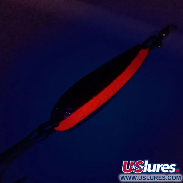 Luhr Jensen Krocodile Die #4 UV Skeddrag, Mässing/Orange, 14g, #10111