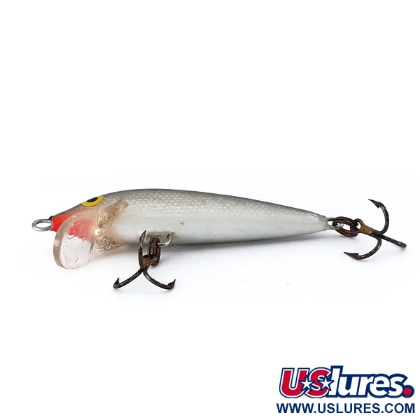 Rapala Original Floater F5 Wobbler, Silver (S), 2,3g, Balsaträ, #10119