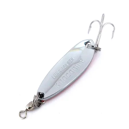 Luhr Jensen Krocodile Skeddrag, Nickel/Orange, 9g, Långkast, #10125