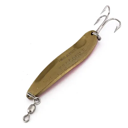 Luhr Jensen Krocodile Die #4 UV Skeddrag, Guld/Orange, 21g, UV, #10159