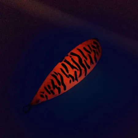 Johnson Silver Minnow UV Skeddrag, Orange Black Tiger, 17g, #10161