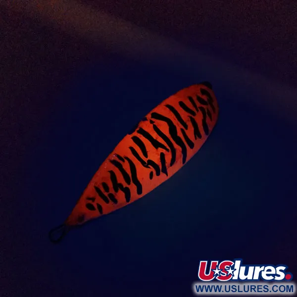 Johnson Silver Minnow UV Skeddrag, Orange Black Tiger, 17g, #10161