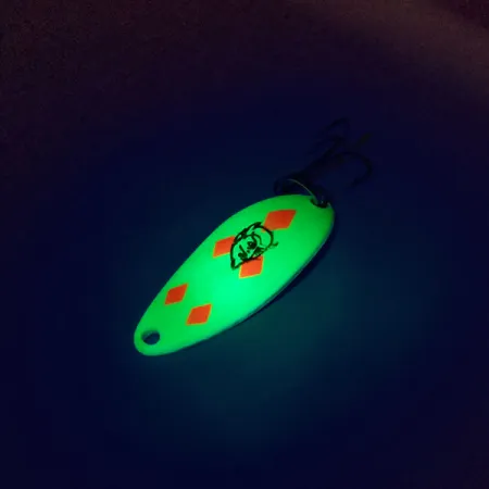 Eppinger Dardevle Devle Dog 5200 UV Skeddrag, Gul/Röd/Nik, 7g, #10162