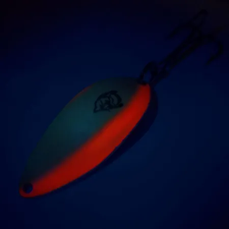 Eppinger Dardevle Devle Dog Skeddrag, Vit/Orange/Nickel, 18g, #10166