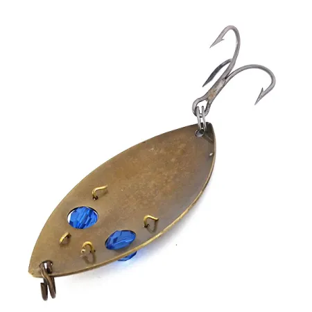 Gibbs One Eye Wiggler Skeddrag, Brons/Blå, 35g, Facetterade Pärlor, #10169