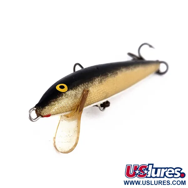 Rapala Original Floater F9 Wobbler, G (Gold), 4g, Balsa, #10171