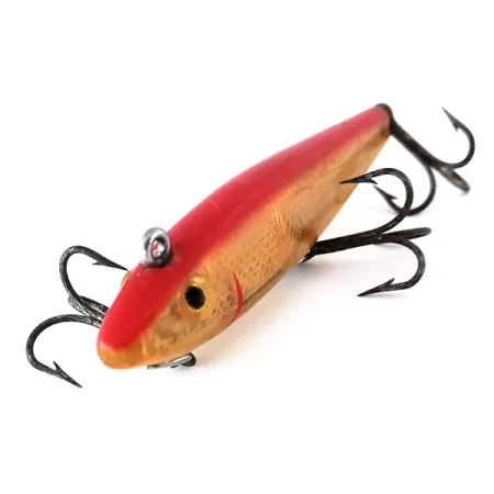 L&S Bait MirrOlure 52M Original Twitchbait, Guld/Röd, 14g, #10172