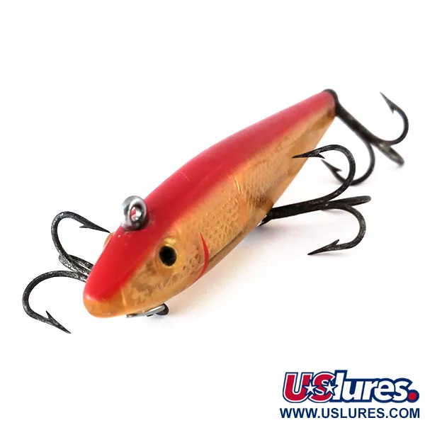 L&S Bait MirrOlure 52M Original Twitchbait, Guld/Röd, 14g, #10172