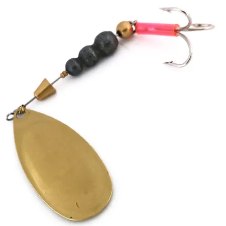 Vintage Mepps Comet 5 Spinnare, Mässing, 8cm, Rosa attraktor, #10199