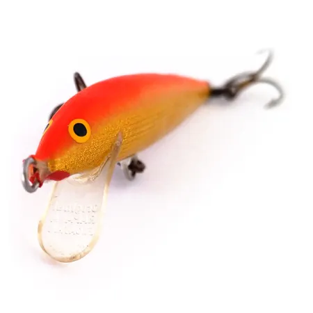 Rapala Original Floater F7 Wobbler, Orange Guld, 4g, Balsa, #10216