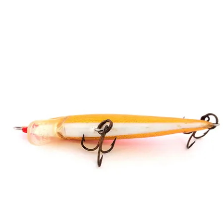 Rapala Original Floater F7 Wobbler, Orange Guld, 4g, Balsa, #10216