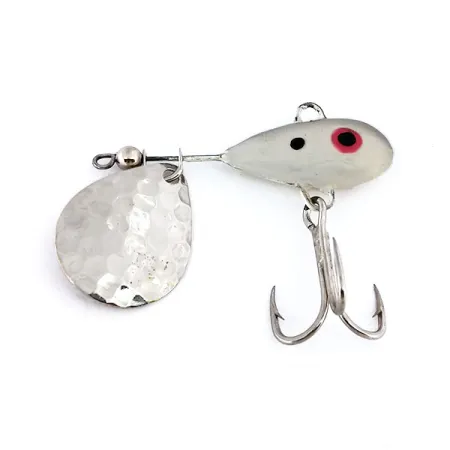 Mann's Little George Tail-Spinner, Nickel/Vit, 14g, Blykropp, #10231