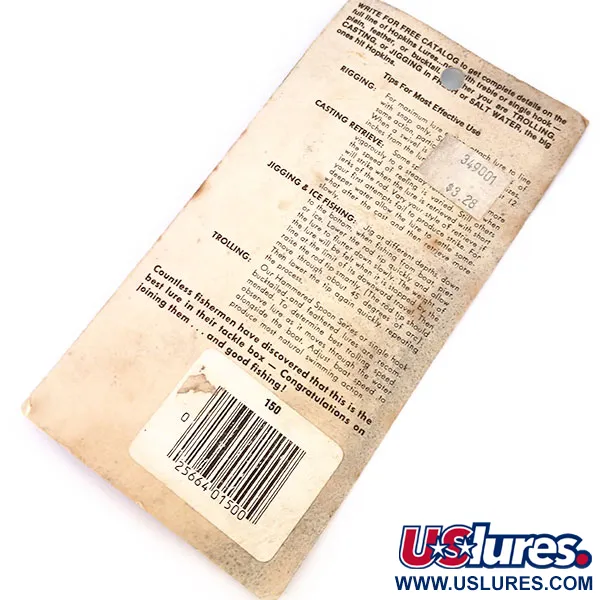 Hopkins shorty 150 Jig Lure Skeddrag, Hamrad nickel, 42g, #10375