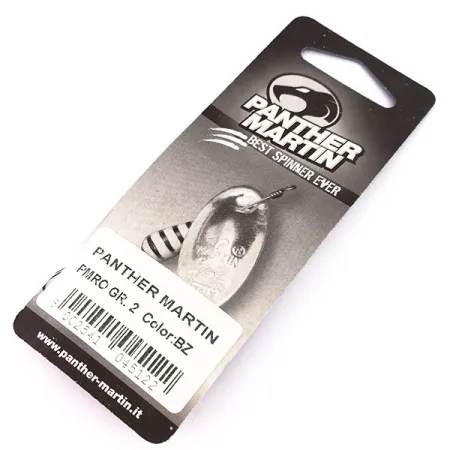 Panther Martin 2 Spinnare, Svart / Guld, 2.5g, In-line Blad, #10248
