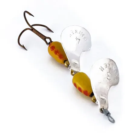 Panther Martin Minken Tandem Spinnare, Nickel/Gul/Röd, 14g, #10868