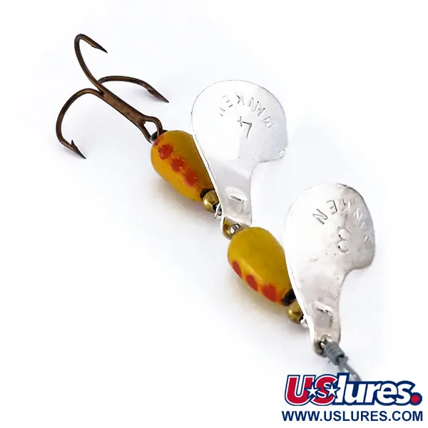 Panther Martin Minken Tandem Spinnare, Nickel/Gul/Röd, 14g, #10868