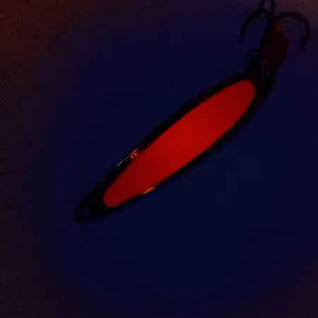 Bay de Noc Swedish Pimple 6 Pirk, Nickel/Orange, 14g, Glow, #10291