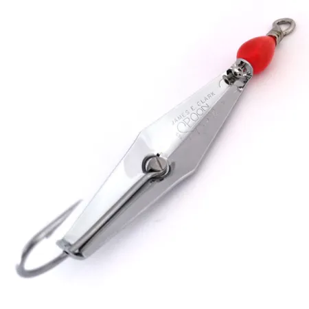 James E. Clark Clark Spoon Skeddrag, Nickel, 15g, Vasskyddat, #10295