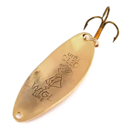 Seneca Little Cleo (Hula Girl) Skeddrag, Guld, 14g, Sällsynt, #10303