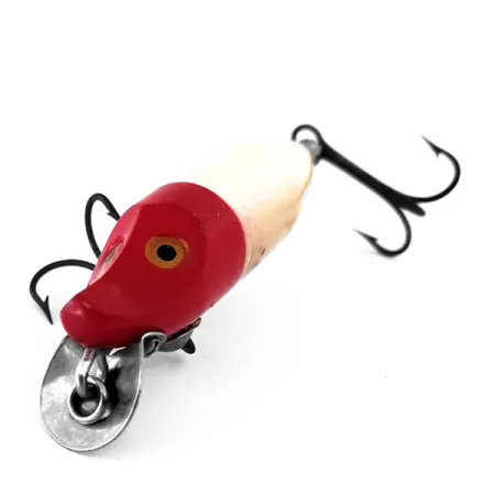 Heddon Floating River Runt Spook Bete, Röd / Vit, 12g, #10313