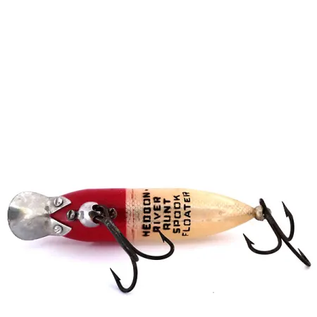 Heddon Floating River Runt Spook Bete, Röd / Vit, 12g, #10313