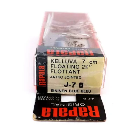 Rapala Jointed J-7 Ledat Bete, B (Blue), 4g, Balsa, #10318