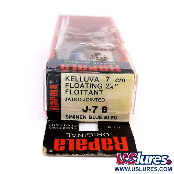 Rapala Jointed J-7 Ledat Bete, B (Blue), 4g, Balsa, #10318