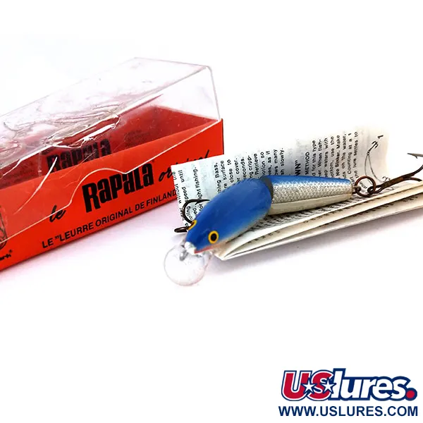 Rapala Jointed J-7 Ledat Bete, B (Blue), 4g, Balsa, #10318