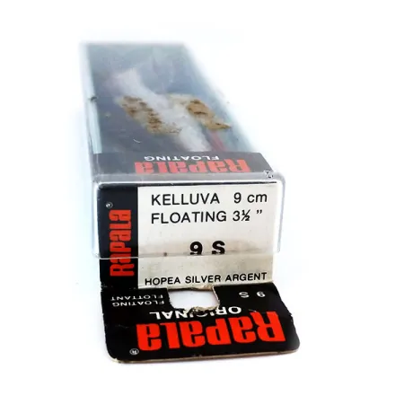 Rapala Original Floater F9 Wobbler, S (Silver), 4g, Balsa, #10319