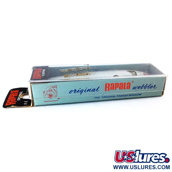 Rapala Original Floater F9 Wobbler, S (Silver), 4g, Balsa, #10319
