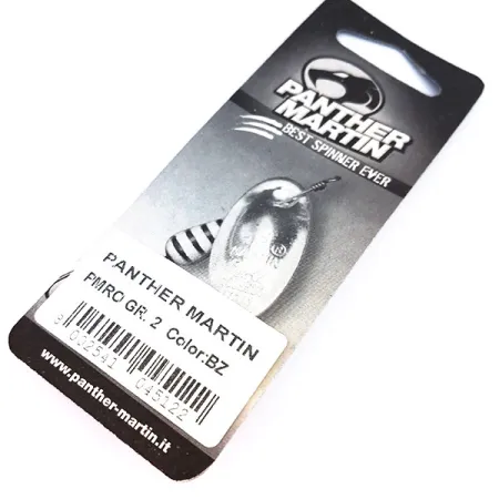 Panther Martin 2 Spinnare, Svart/Röd/Guld, 2,5g, In-line blad, #10327