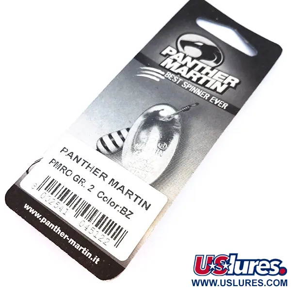 Panther Martin 2 Spinnare, Svart/Röd/Guld, 2,5g, In-line blad, #10327