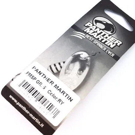 Panther Martin 6 Spinnare, Röd / Gul, 6g, Direktmonterad, #10323