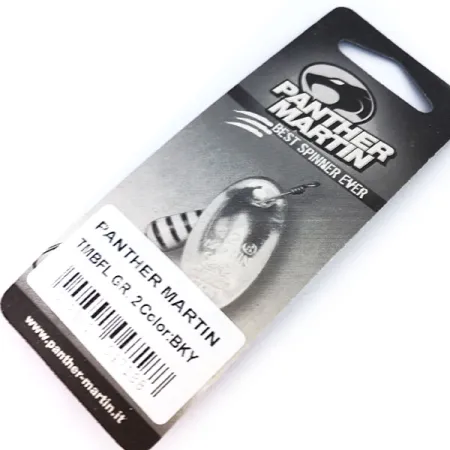 Panther Martin 2 Spinnare, Svart/Gul, 2.5g, Direktroterande sked, #10324