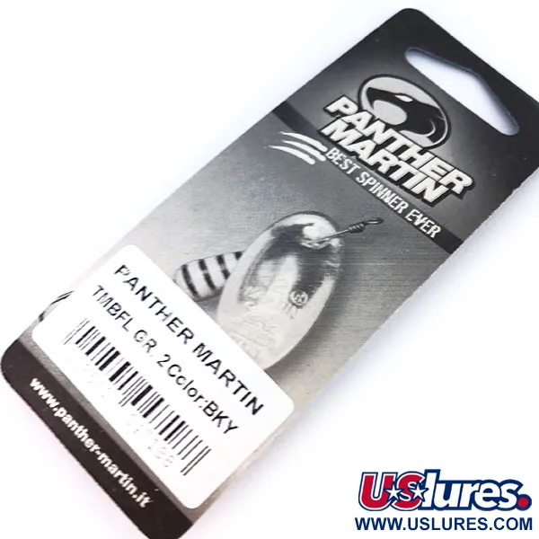 Panther Martin 2 Spinnare, Svart/Gul, 2.5g, Direktroterande sked, #10324