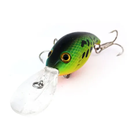 Bass Pro Shops XPS Lazer Eye Deep Diver Wobbler, Fire Tiger, 12g, #10341