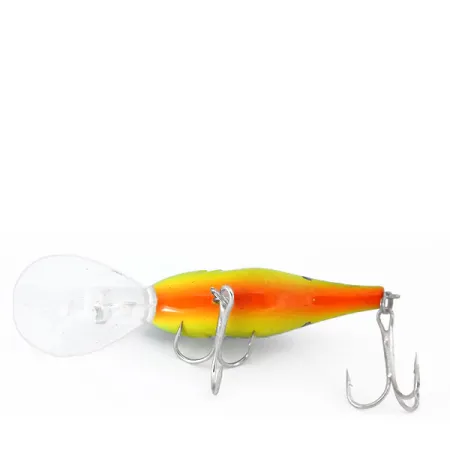 Bass Pro Shops XPS Lazer Eye Deep Diver Wobbler, Fire Tiger, 12g, #10341