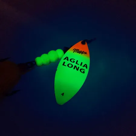 Mepps Aglia Long 4 Dressed Spinnare, Fluo, 17g, Bucktail, #10380