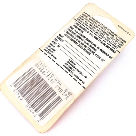 Luhr Jensen Mister J Skeddrag, Mässing/Röd, 2.5g, Fire Stripe, #10387