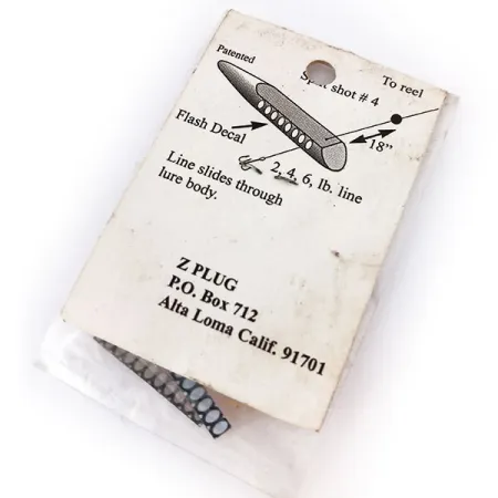 ZPlug Lures Z Plug Mini Genomlöpdrag, Guld, 2g, Inline-design, #10390