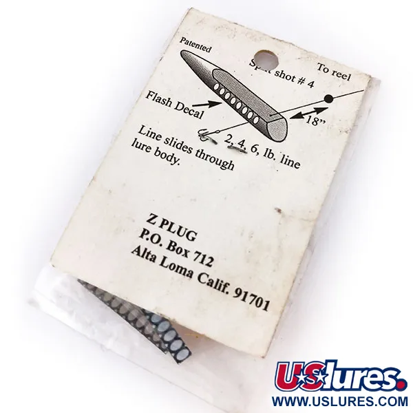 ZPlug Lures Z Plug Mini Genomlöpdrag, Guld, 2g, Inline-design, #10390